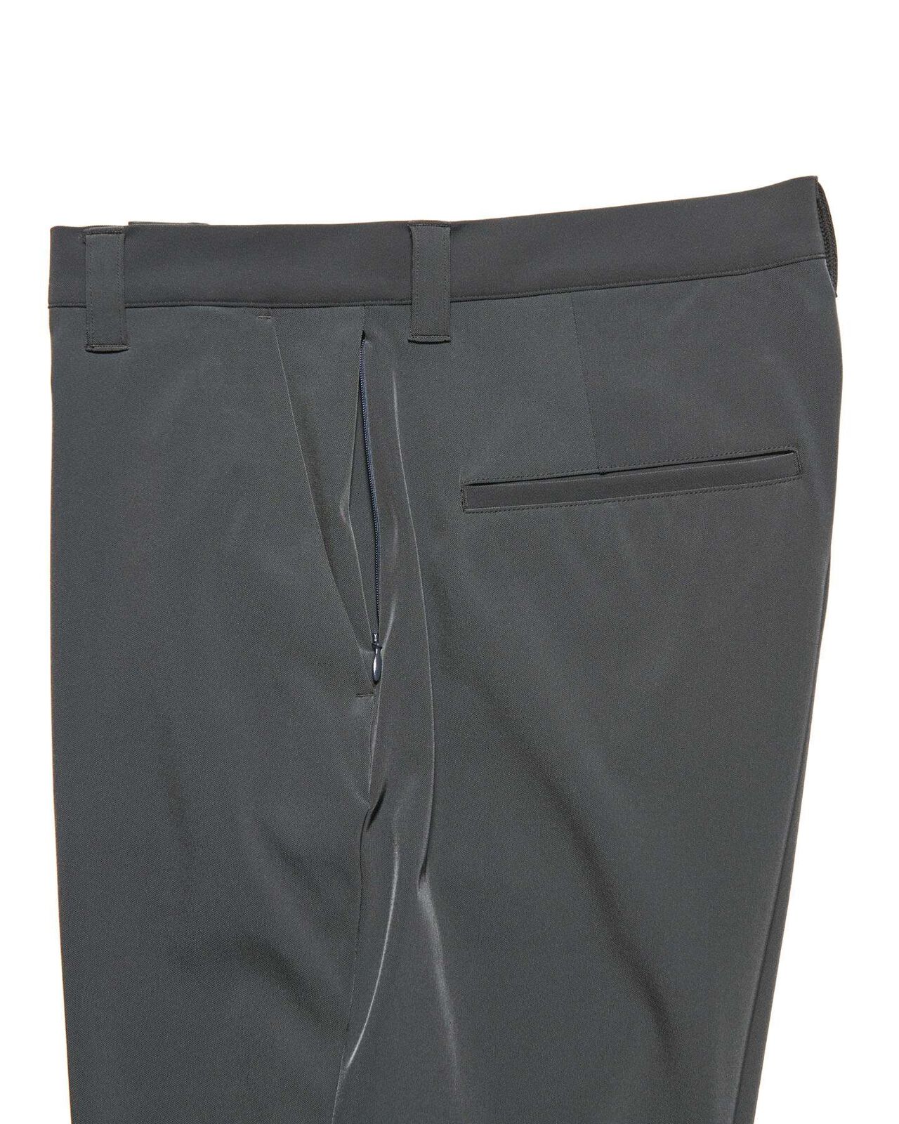4WAY STRETCH TAPERED CROPPED PANTS,CHARCOAL GRAY, large image number 2