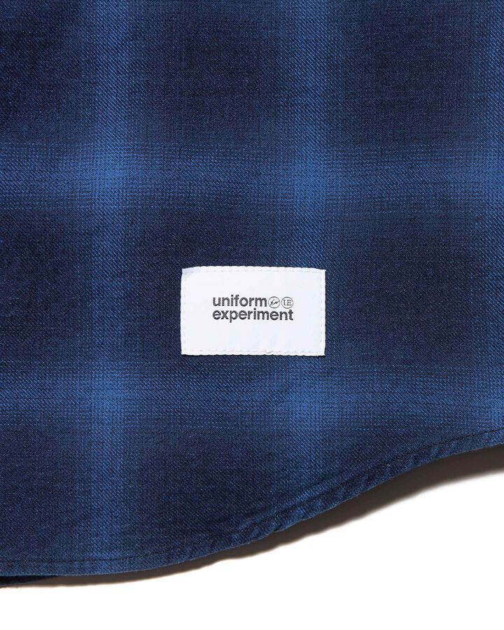 ROPE INDIGO RELAX-FIT S/S SHIRT,INDIGO, medium image number 4