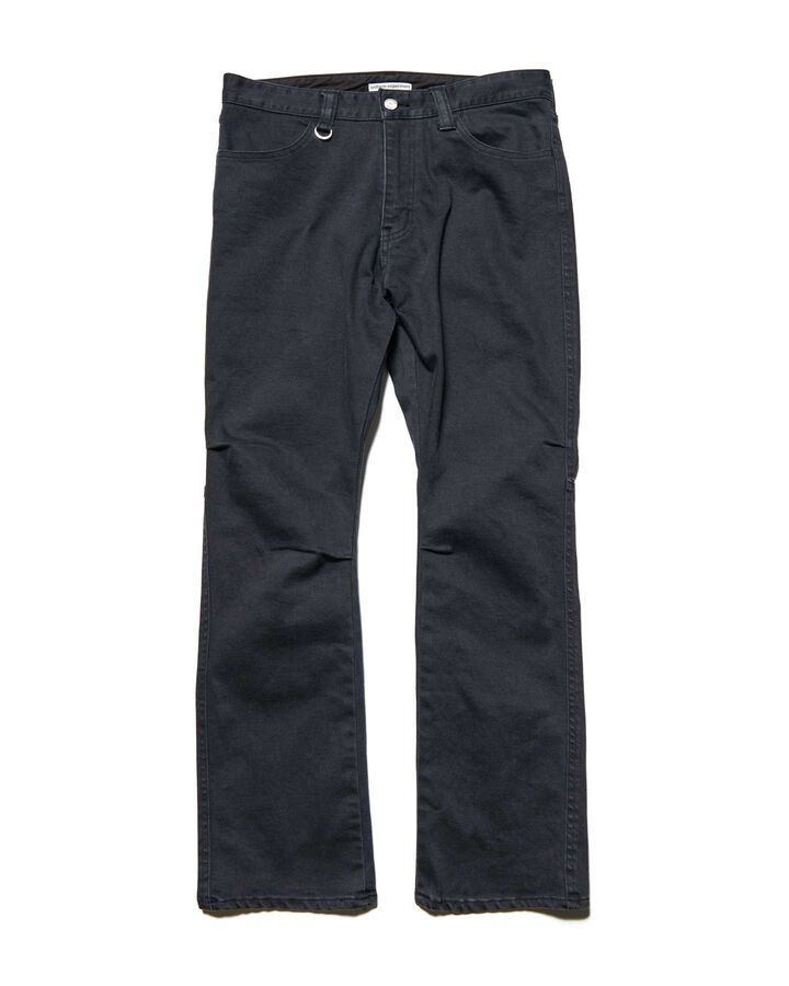 KNEETUCK 5POCKET SLIM-FIT PANTS,BLACK, medium