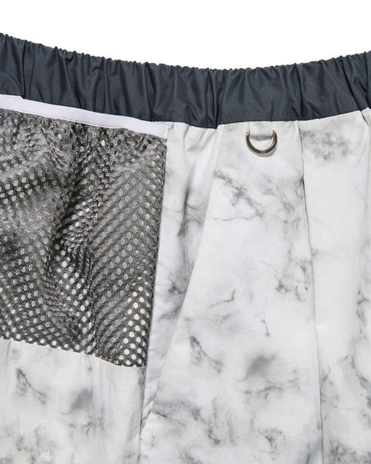 MARBLE TECH SHORTS,WHITE, large image number 2
