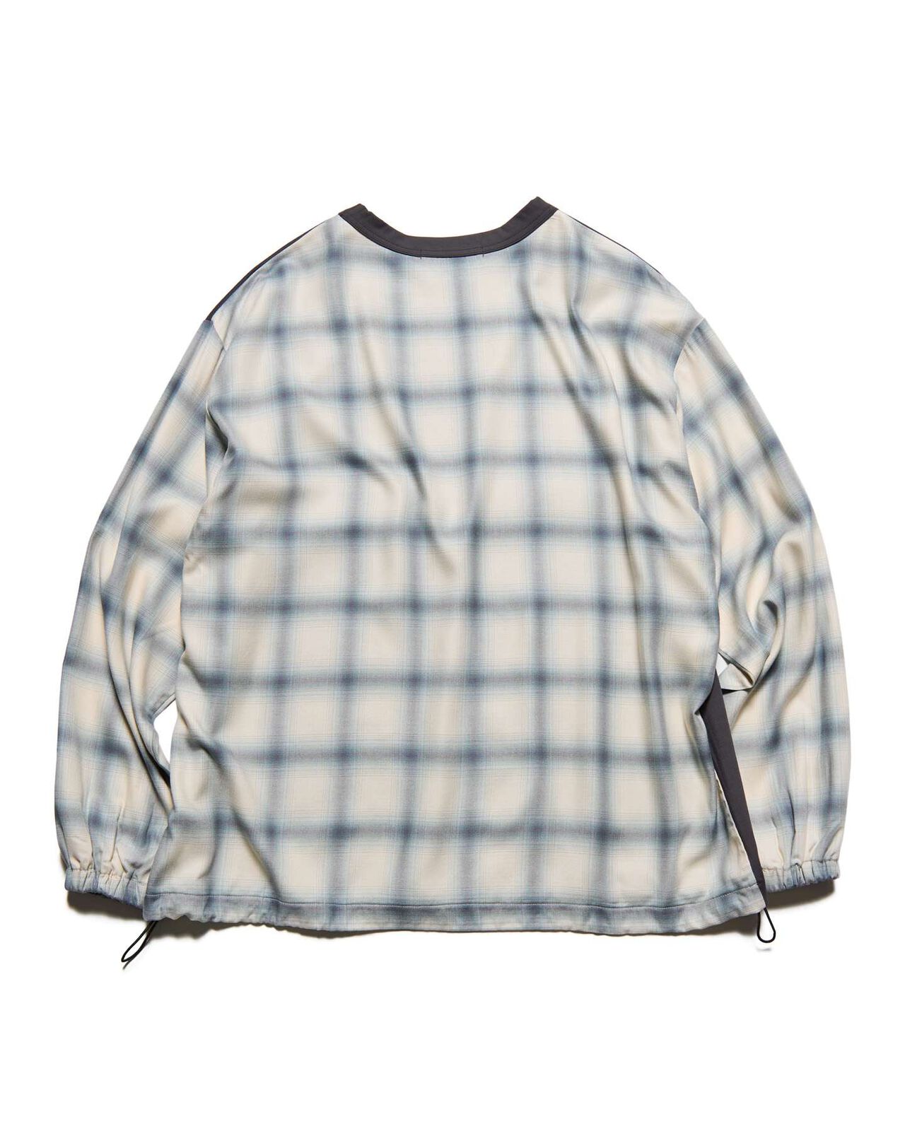 FABRIC-MIX L/S TOP,OFF WHITE, large image number 1