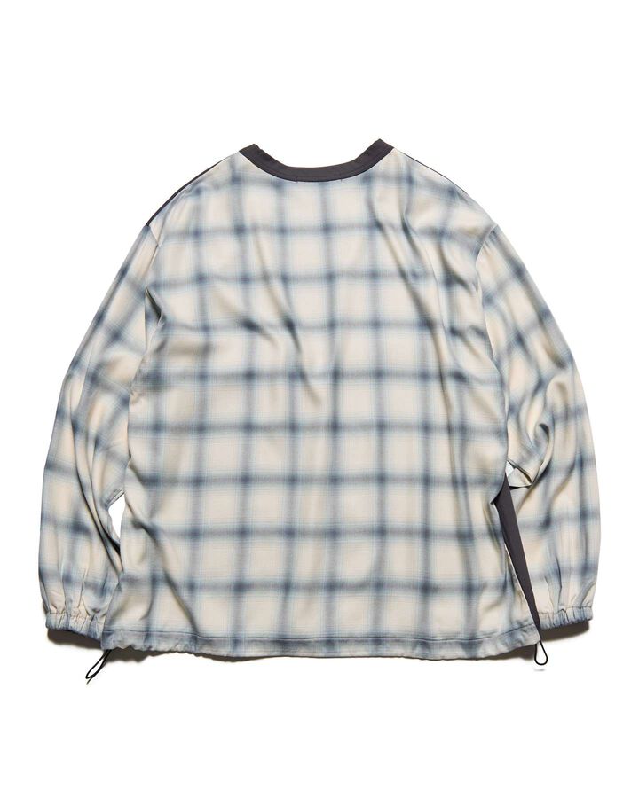 FABRIC-MIX L/S TOP,OFF WHITE, medium image number 1