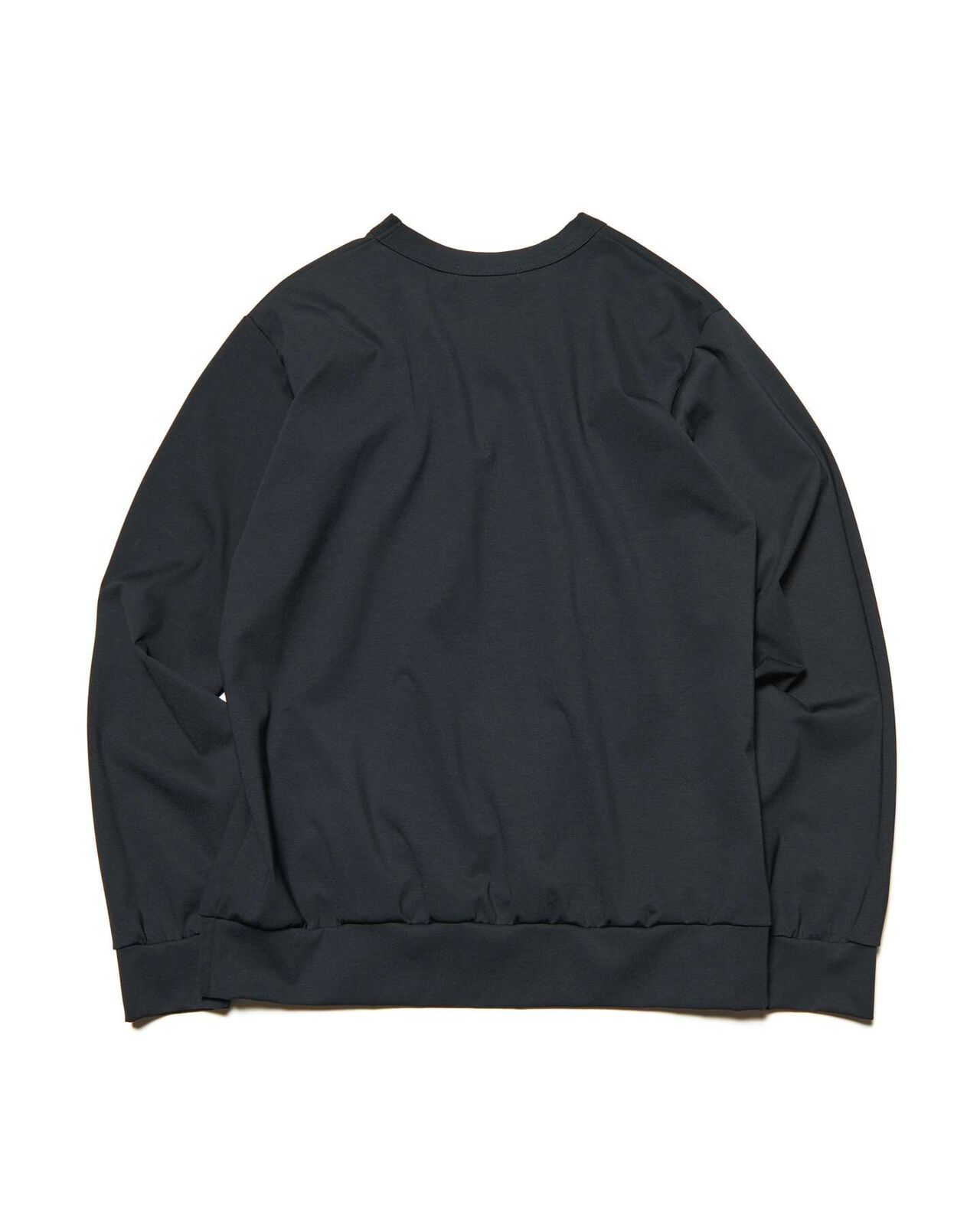 TAUT PONTE CREWNECK TOP,BLACK, large image number 1