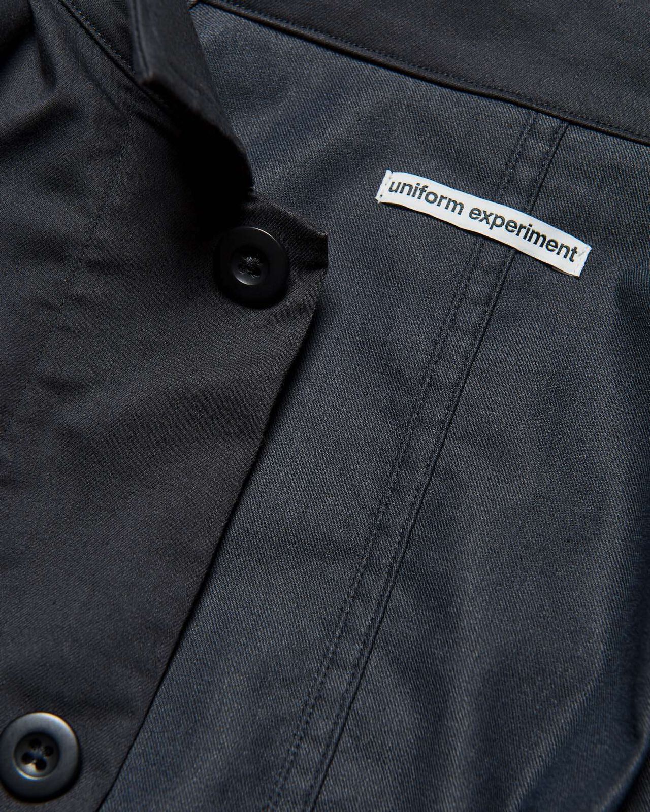 STRETCH TWILL FATIGUE SHIRT,BLACK, large image number 5