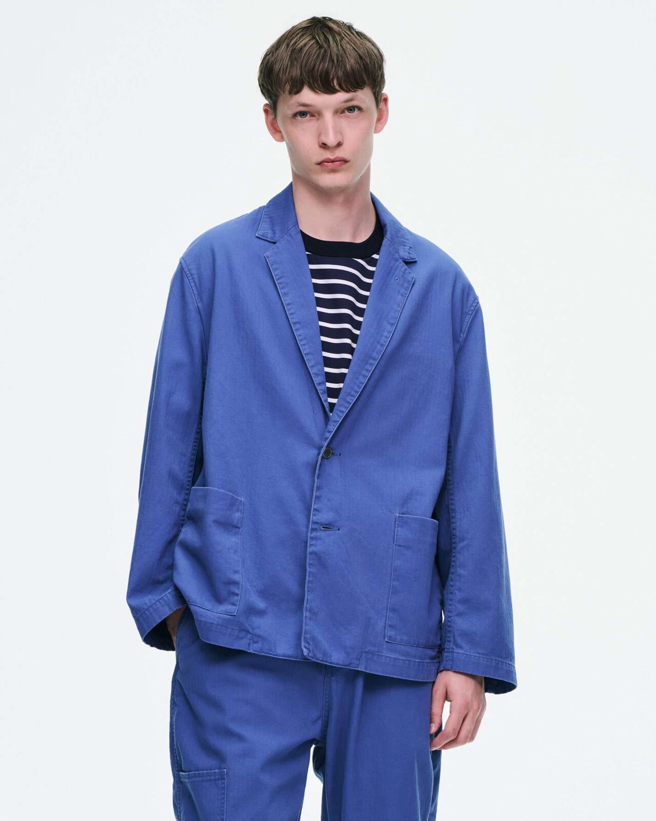DAMAGED WIDE JACKET,BLACK, large image number 6