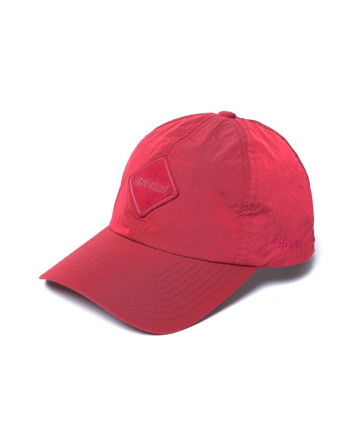 EMBLEM NYLON CAP,RED, medium