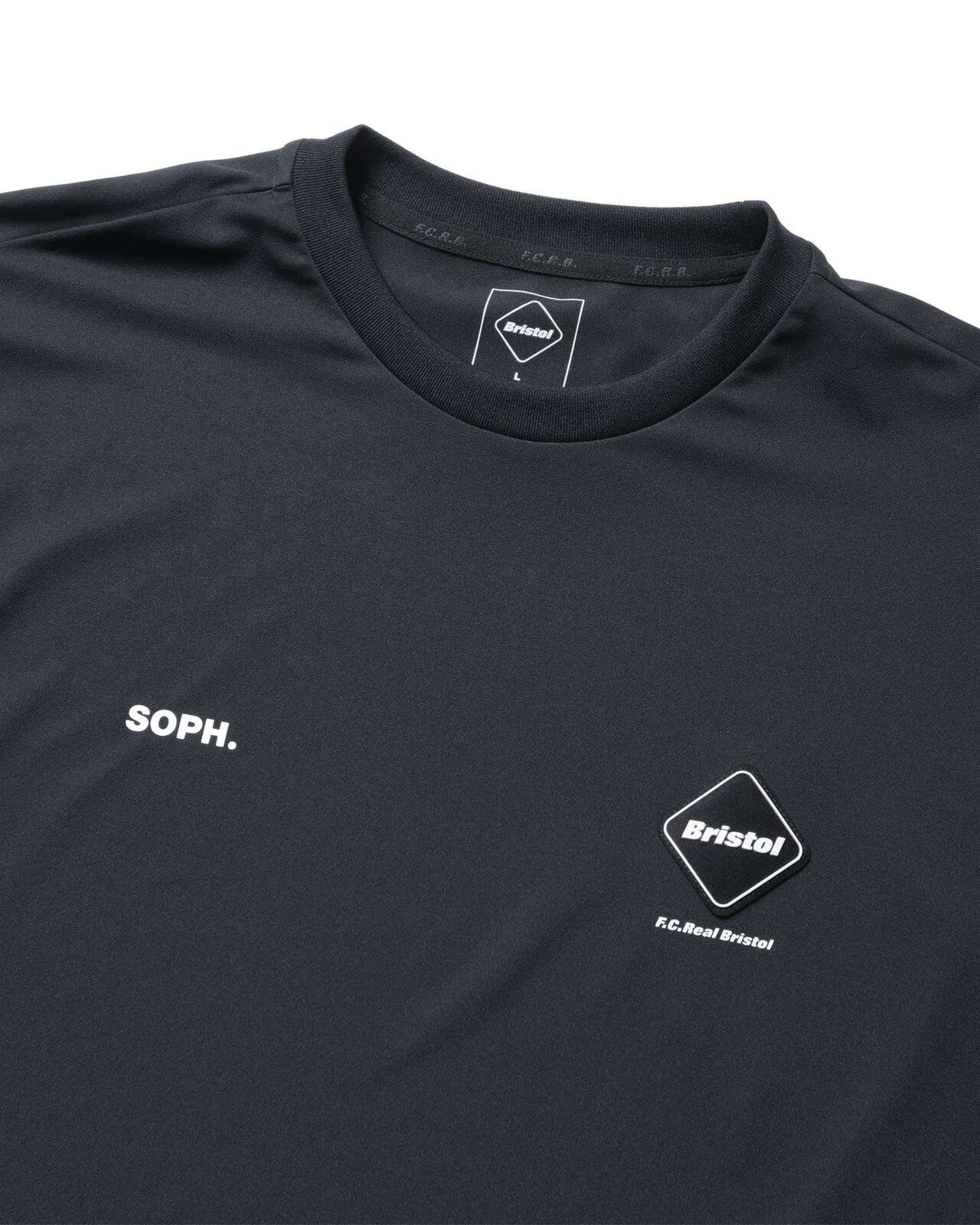 S/S ATHLETIC TOP,BLACK, large image number 2