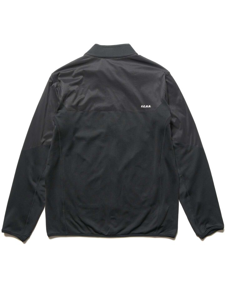 GRID FLEECE HYBRID BLOUSON,BLACK, medium image number 1