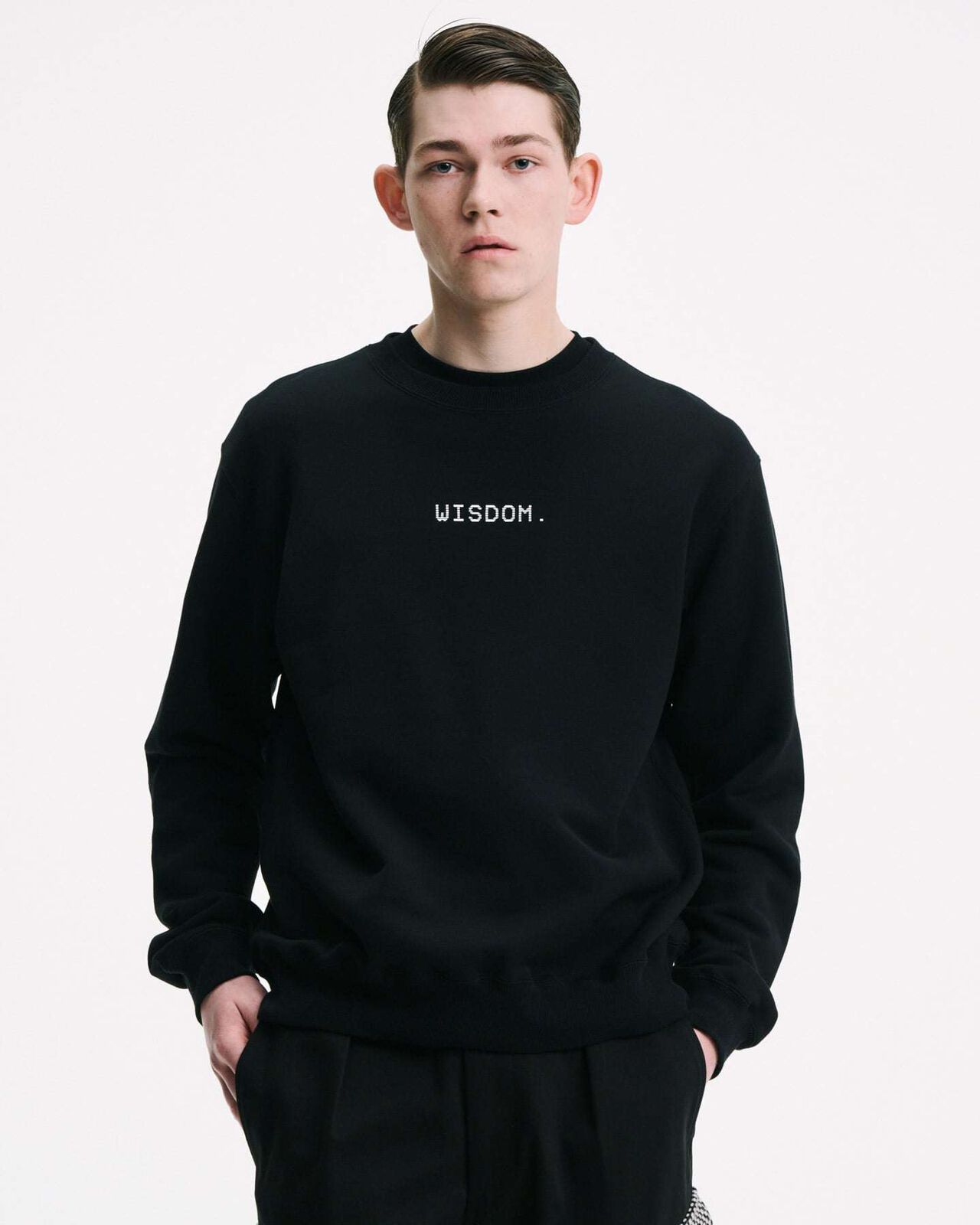 WISDOM. SWEATSHIRT,BLACK, large image number 4