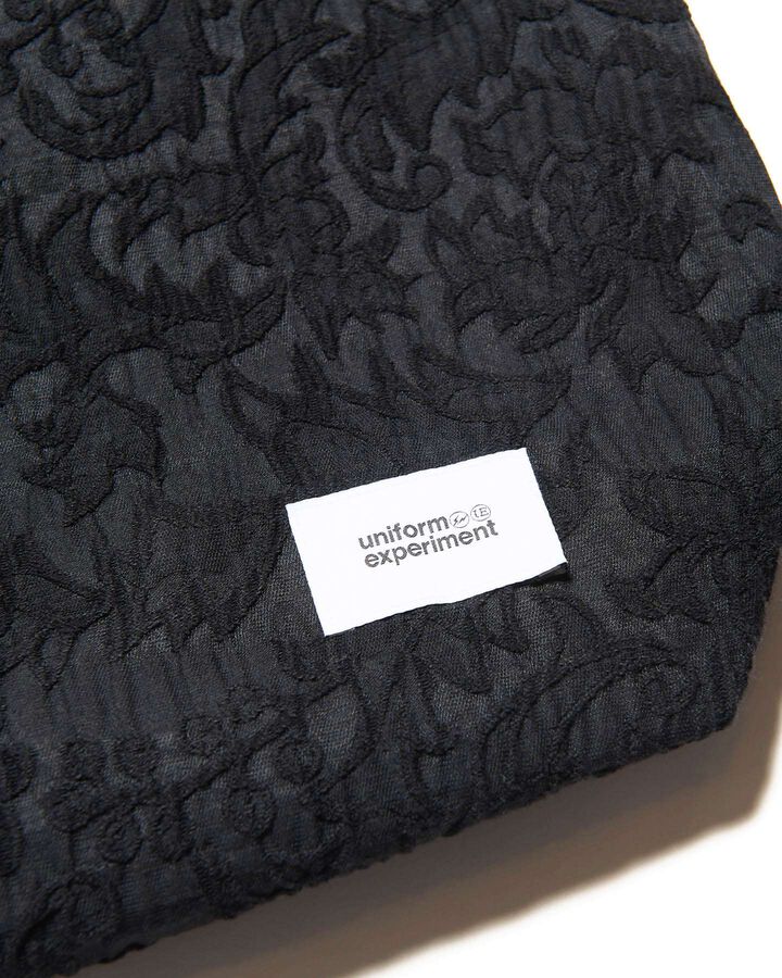 JACQUARD SHOULDER BAG,BLACK, medium image number 2