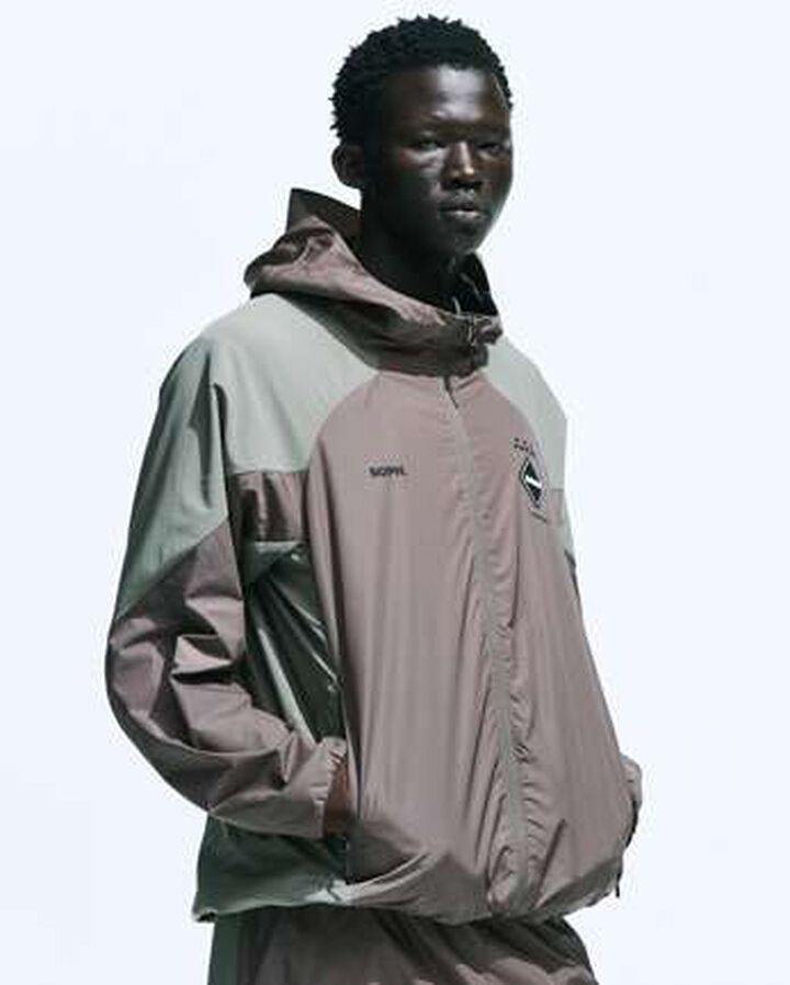 STREAM LINE HYBRID HOODIE JACKET,OFF WHITE, medium image number 2