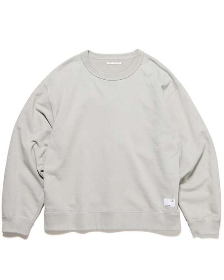LOOSE SWEATSHIRT,LIGHT GRAY, medium