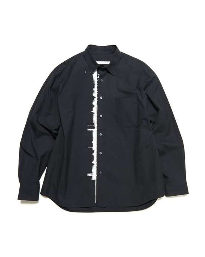 SIMON TAYLOR: BROKEN BEAUTY SHIRT,BLACK, medium