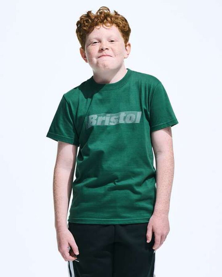 EFFECT LINE LOGO S/S TEE,BLACK, medium image number 2