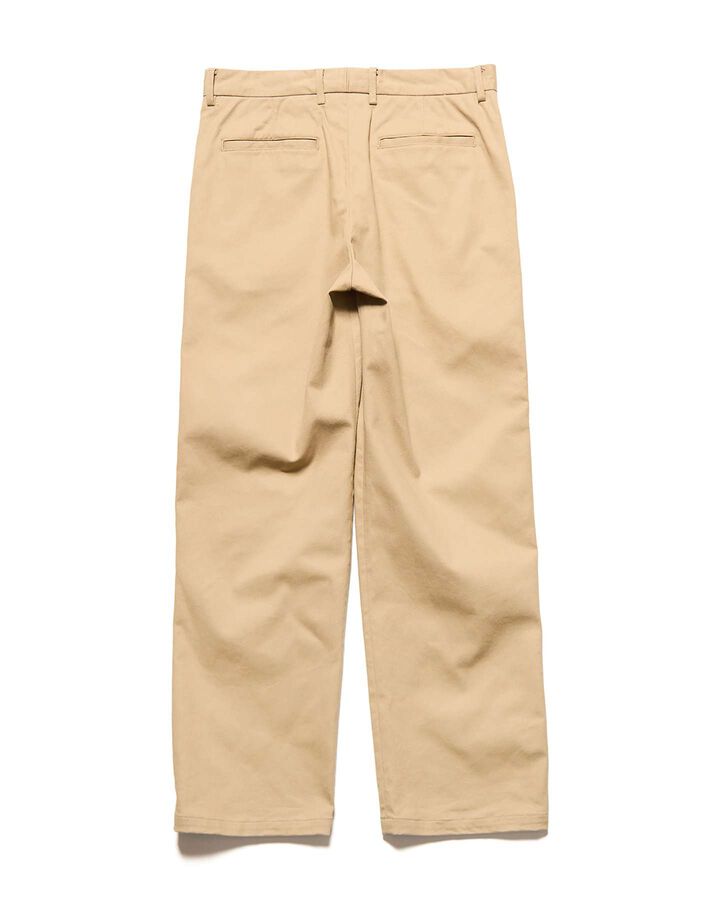 STRETCH TWILL CLASSIC SLACKS,BEIGE, medium image number 1