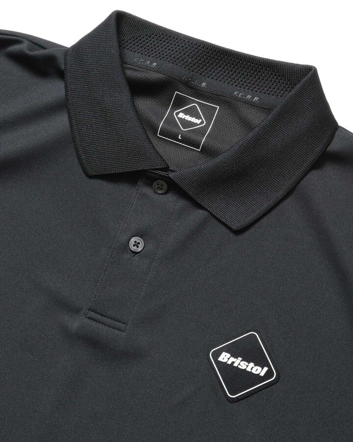 FREEZE TECH S/S POLO,BLACK, medium image number 2