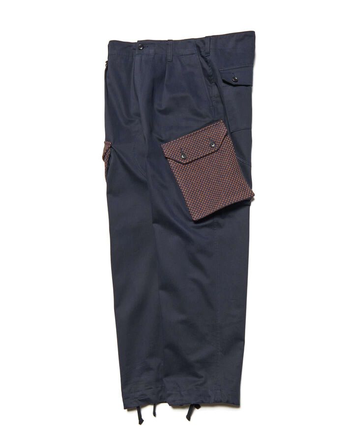 CARGO PANTS / Kvadrat Sisu,NAVY, medium