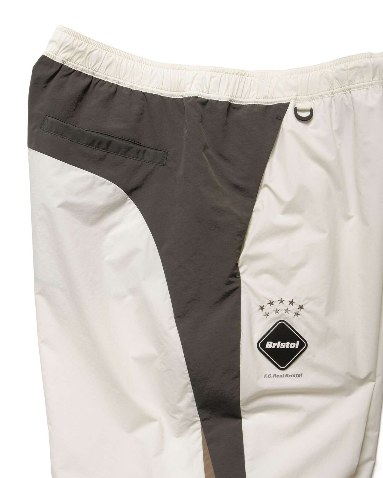 WARM-UP PANTS,OFF WHITE, large image number 2