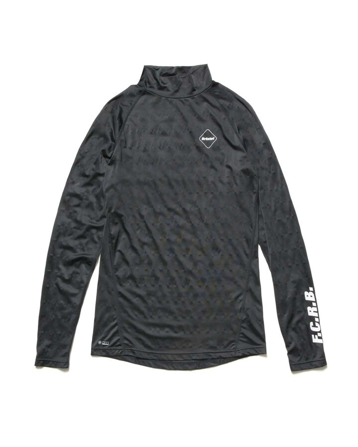 FREEZE TECH MOCKNECK L/S TOP,BLACK, medium