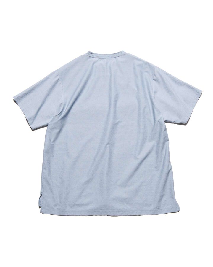 DOUBLE LOCK STITCH TEE,LIGHT BLUE, medium image number 1