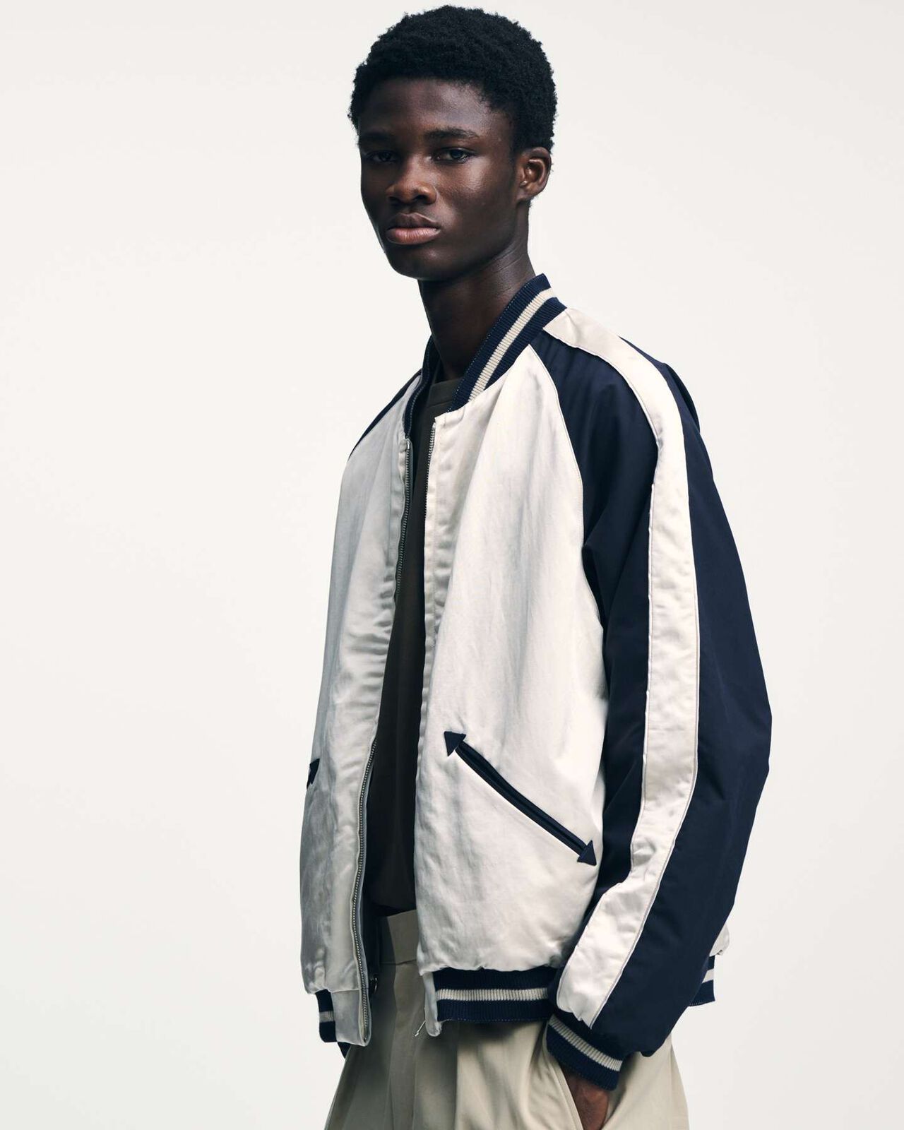 REVERSIBLE SOUVENIR JACKET,BEIGE, large image number 9