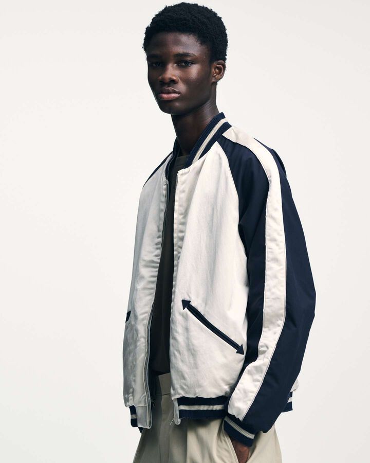 REVERSIBLE SOUVENIR JACKET,BEIGE, medium image number 9