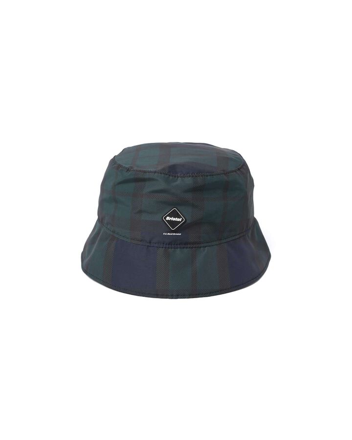 PLAID HAT,NAVY, medium image number 1