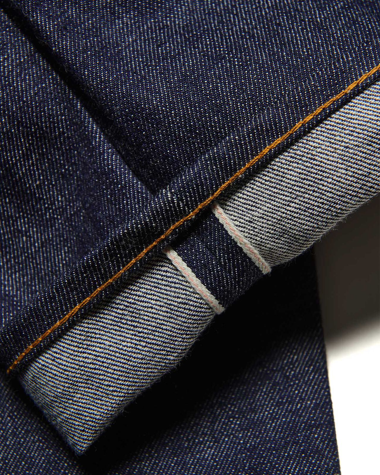 RIGID DENIM TAPERED-FIT JEANS,INDIGO, large image number 4