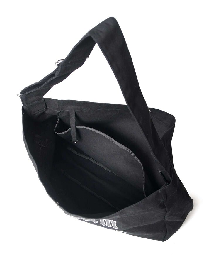 GOTHIC LOGO P.B. BAG,BLACK, medium image number 3