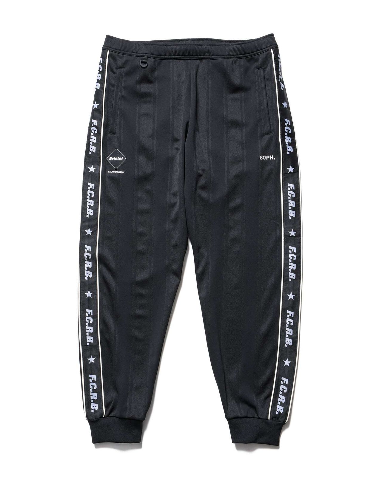 SHADOW WEAVE STRIPE PANTS,BLACK, large image number 0