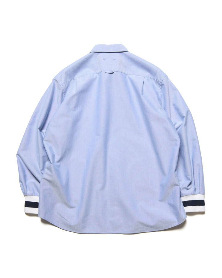 OXFORD RIBBED SHIRT,BLUE, medium image number 1