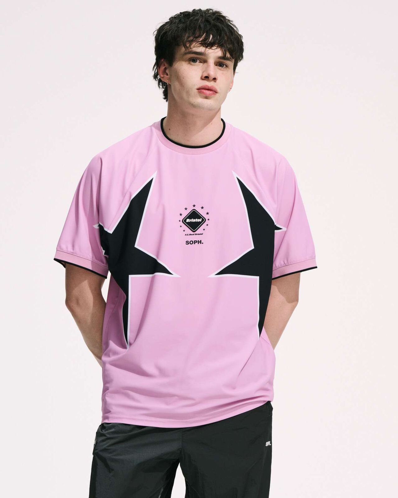 STAR S/S GAME SHIRT,PINK, large image number 6