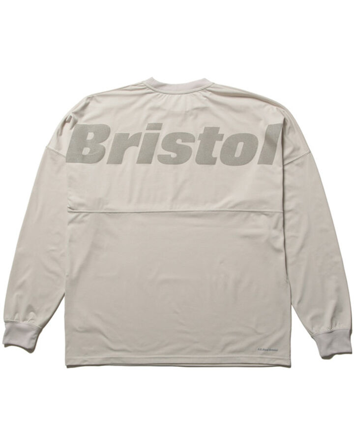 BIG LOGO L/S BAGGY TEE,BEIGE, medium image number 0