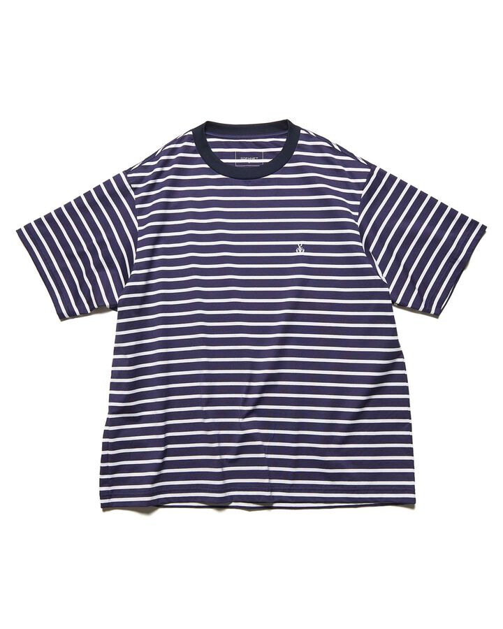 SCORPION BORDER WIDE TEE,NAVY, medium