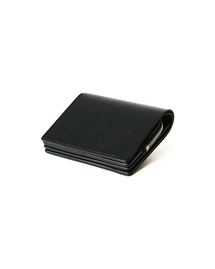 LEATHER WALLET,BLACK, medium