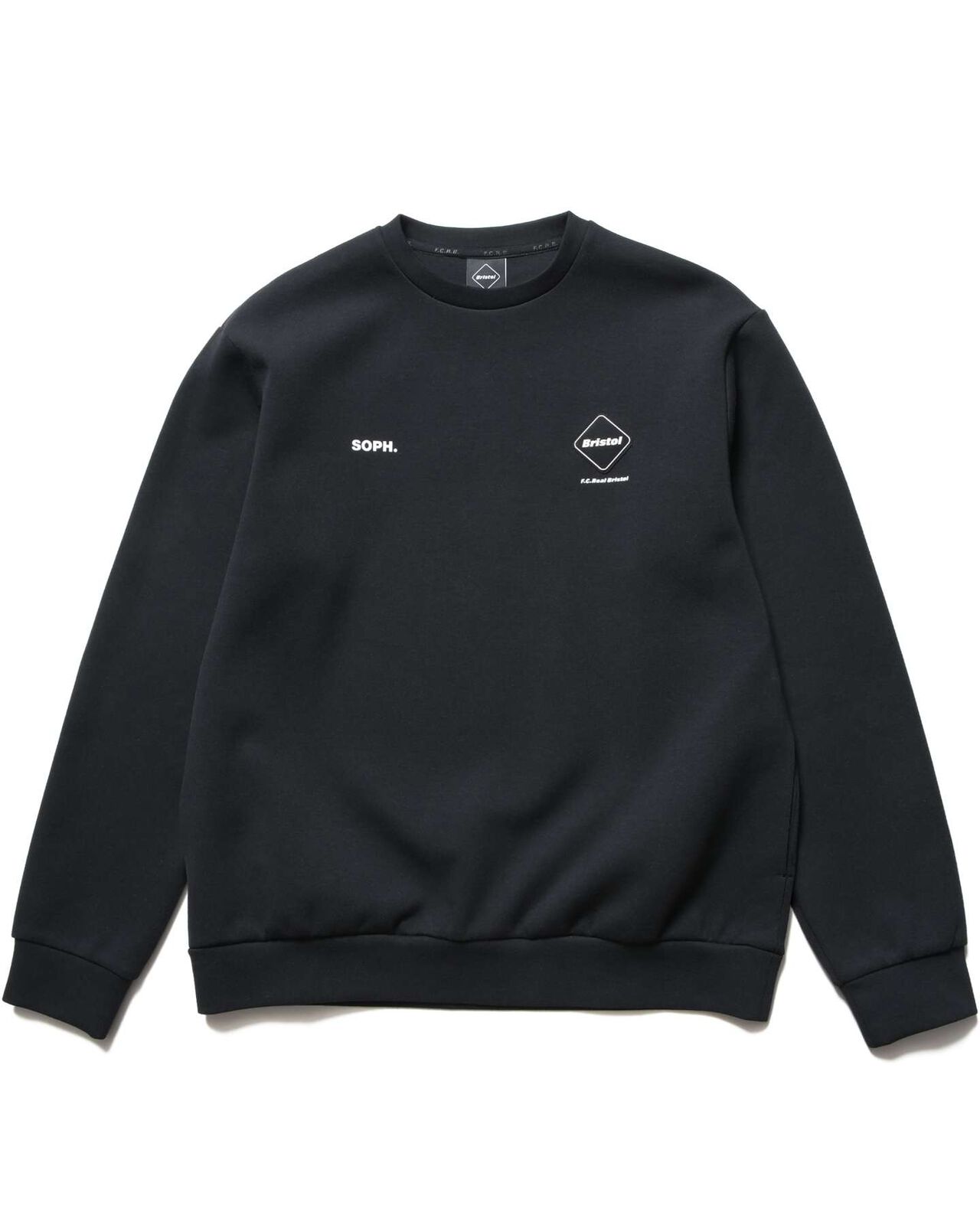 TECH SWEAT CREWNECK TOP,BLACK, large image number 0
