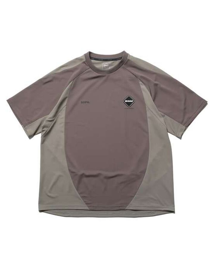 STREAM LINE S/S TOP,LIGHT BROWN, medium