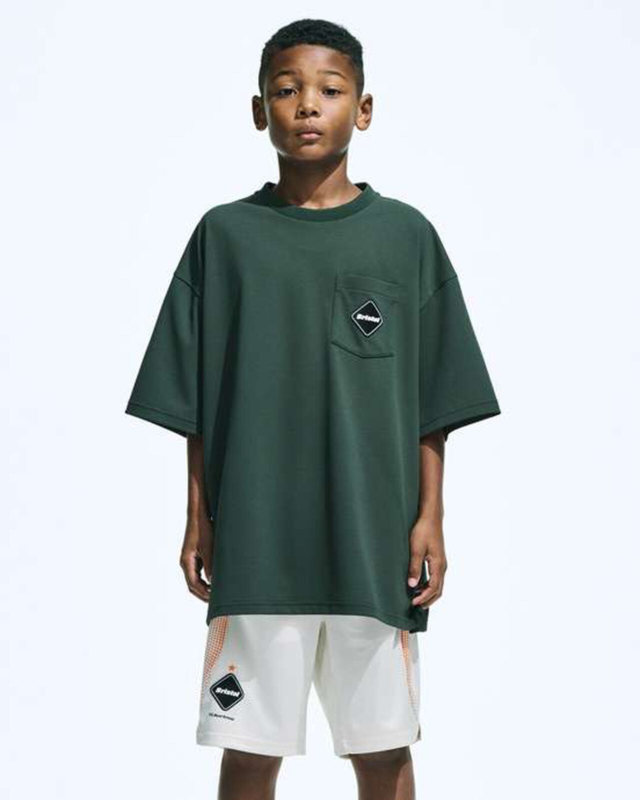 EMBLEM POCKET TEE,LIGHT BROWN, large image number 2