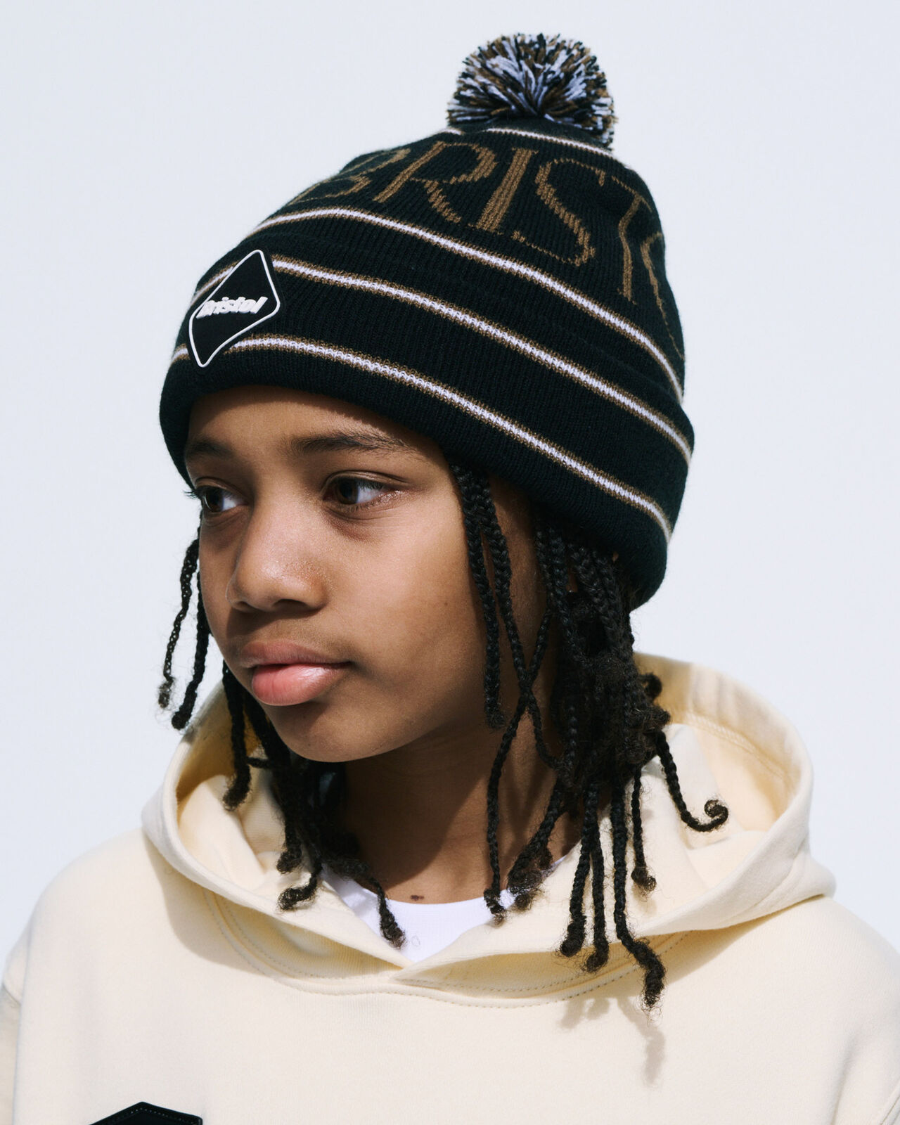 SUPPORTER KNIT CAP,LIGHT BLUE, large image number 2