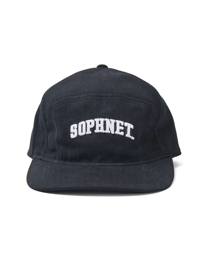DAMAGED COLLEGE LOGO CAP,BLACK, medium