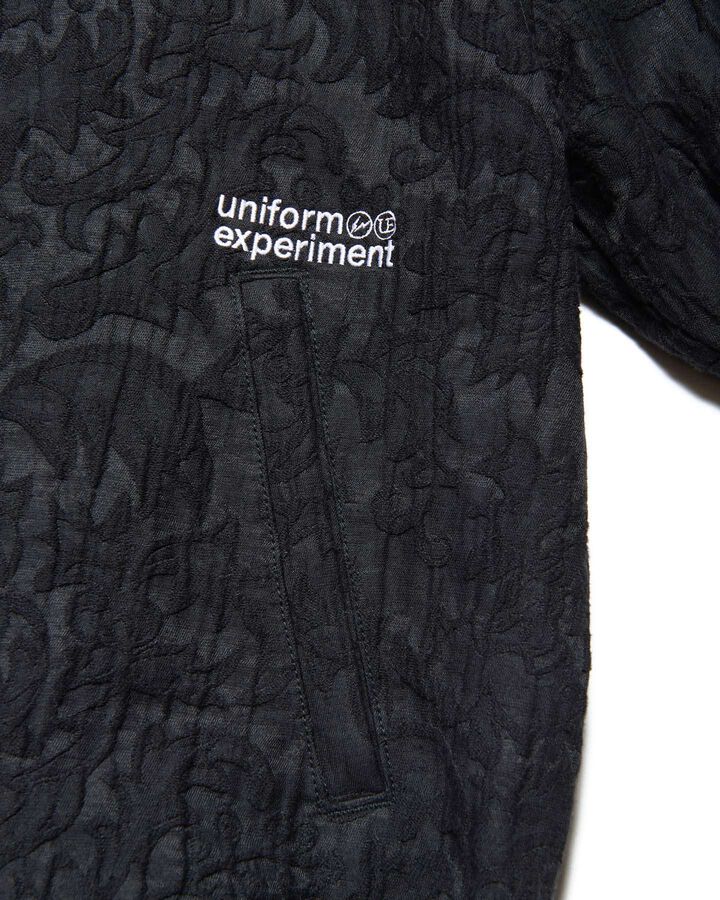 JACQUARD SHORT BLOUSON,BLACK, medium image number 3