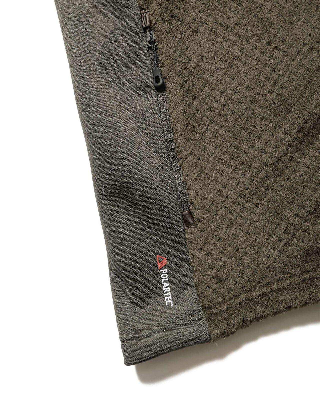 POLARTEC HYBRID HOODED JACKET,KHAKI, large image number 3