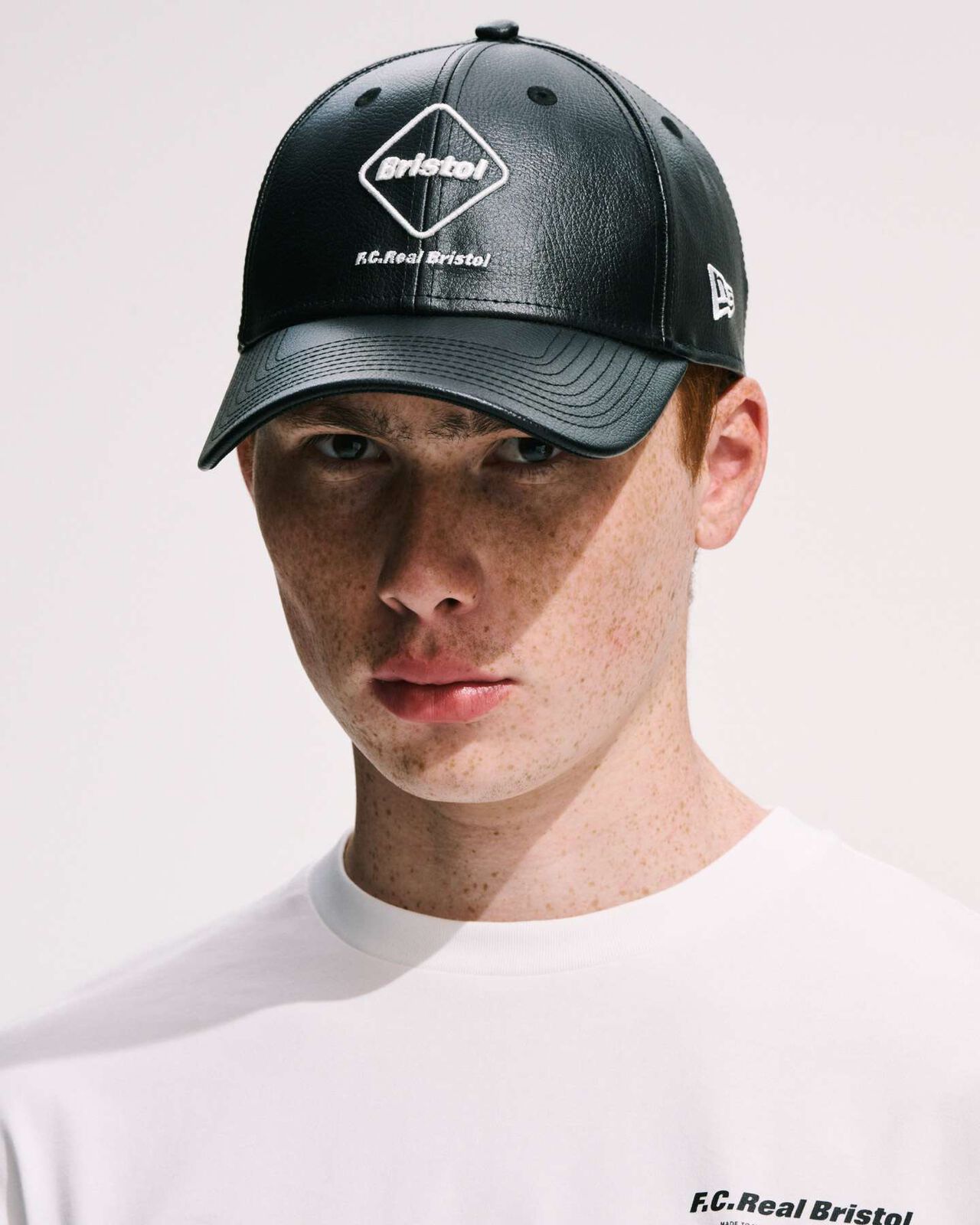 NEW ERA SYNTHETIC LEATHER 9FORTY CAP,BLACK, large image number 5