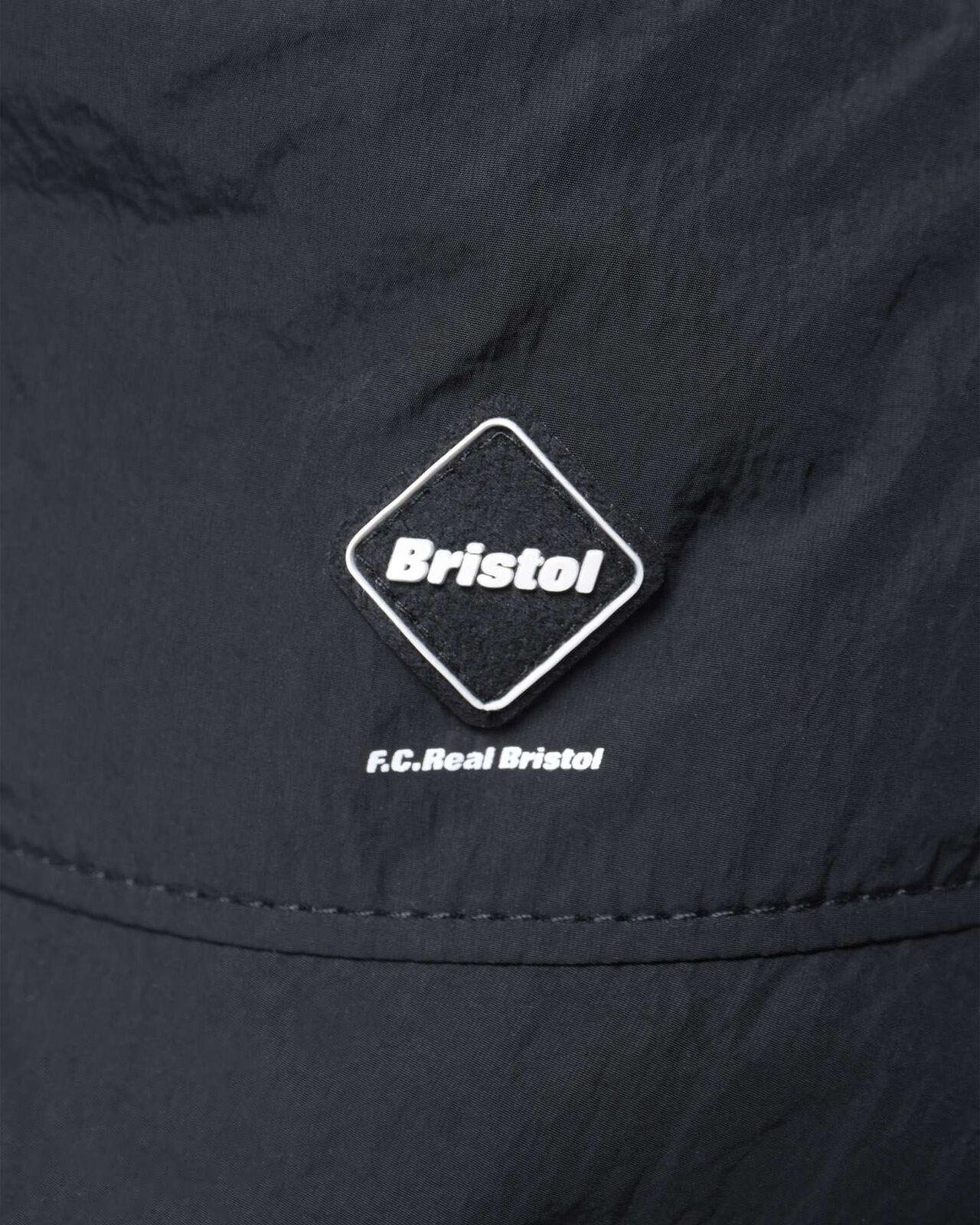 NYLON CHAMBRAY HAT,BLACK, large image number 1