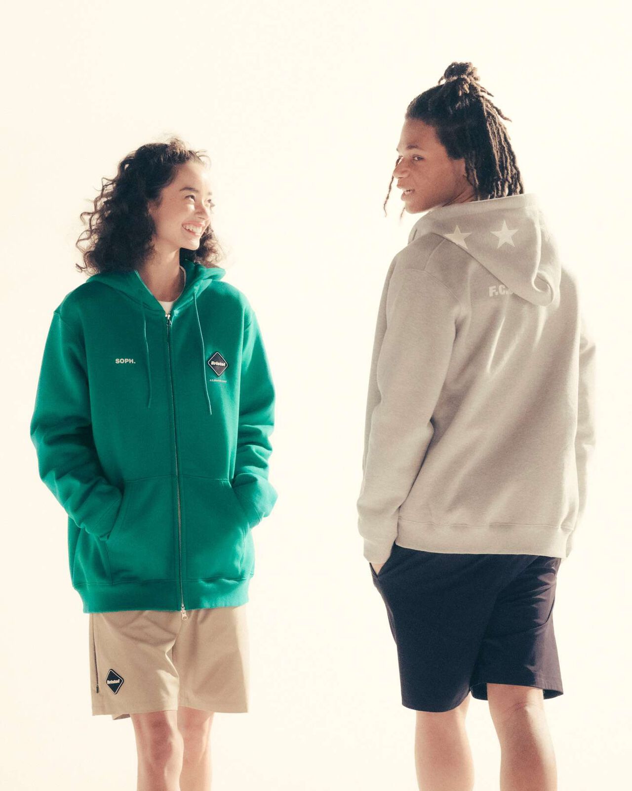 5-STAR ZIP-UP SWEAT HOODIE,PINK, large image number 4