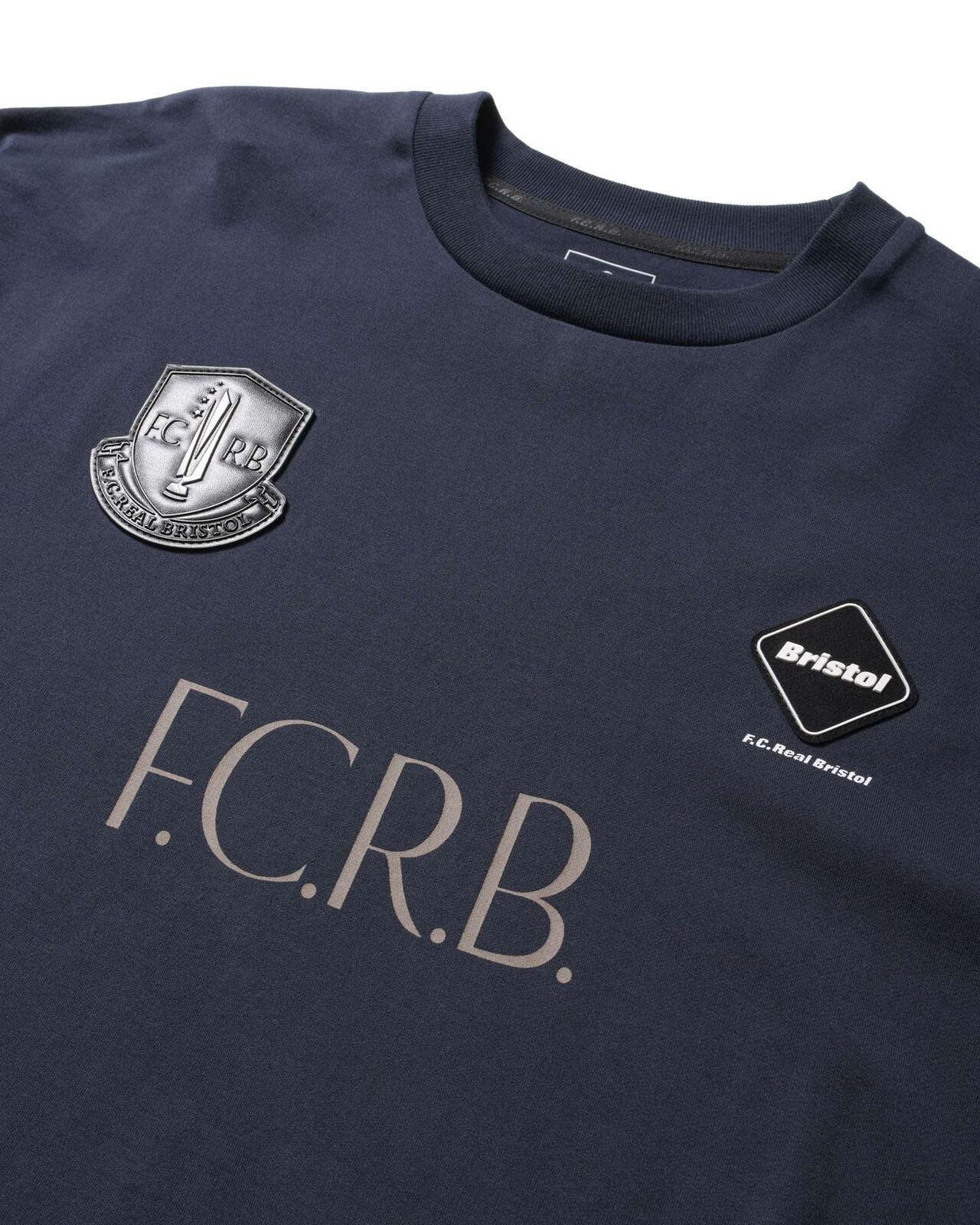 LETTERED L/S TEE,NAVY, large image number 2
