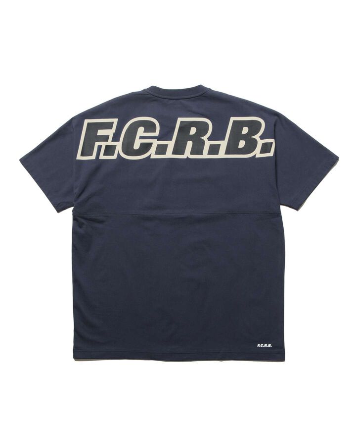 BIG LOGO BAGGY TEE,NAVY, medium image number 1