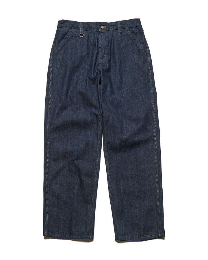 LEE DUNGAREES SHIRRING SLACKS,INDIGO, medium image number 1