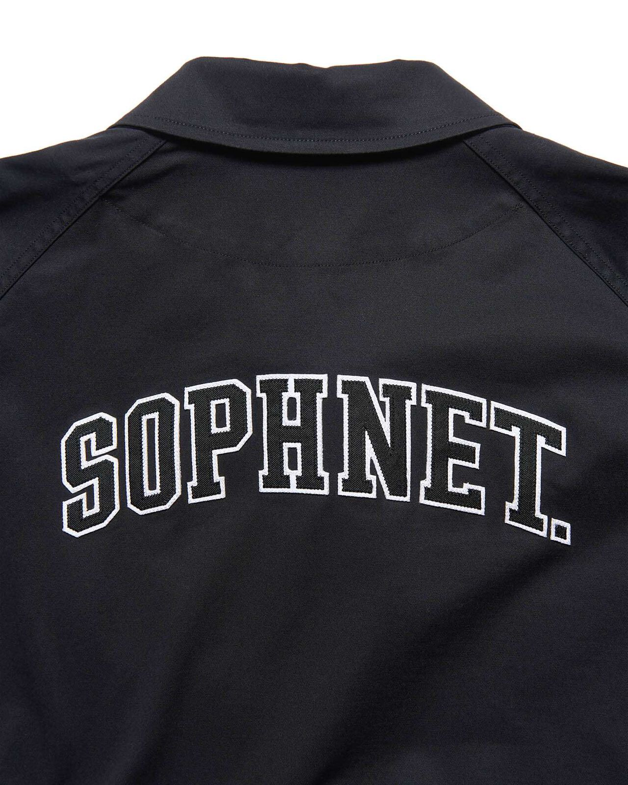 STRETCH TWILL COACH JACKET,BLACK, large image number 3
