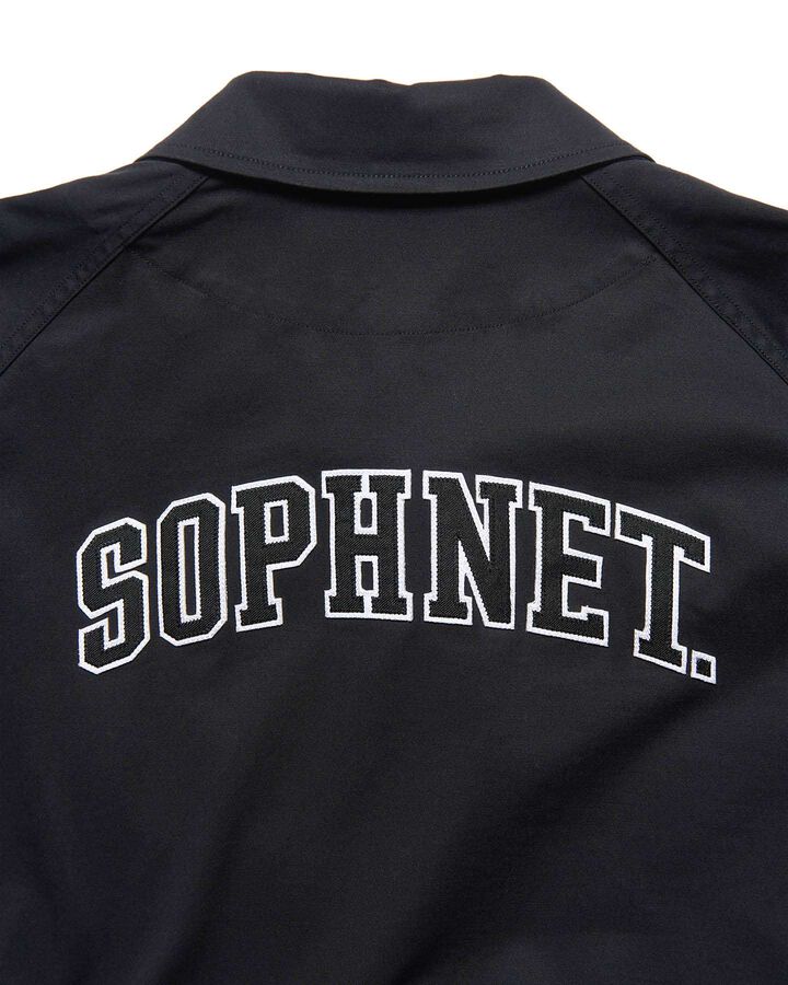 STRETCH TWILL COACH JACKET,BLACK, medium image number 3